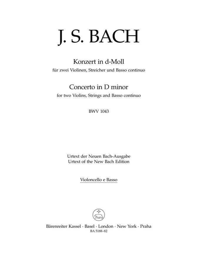 Double Concerto D-Minor BWV 1043